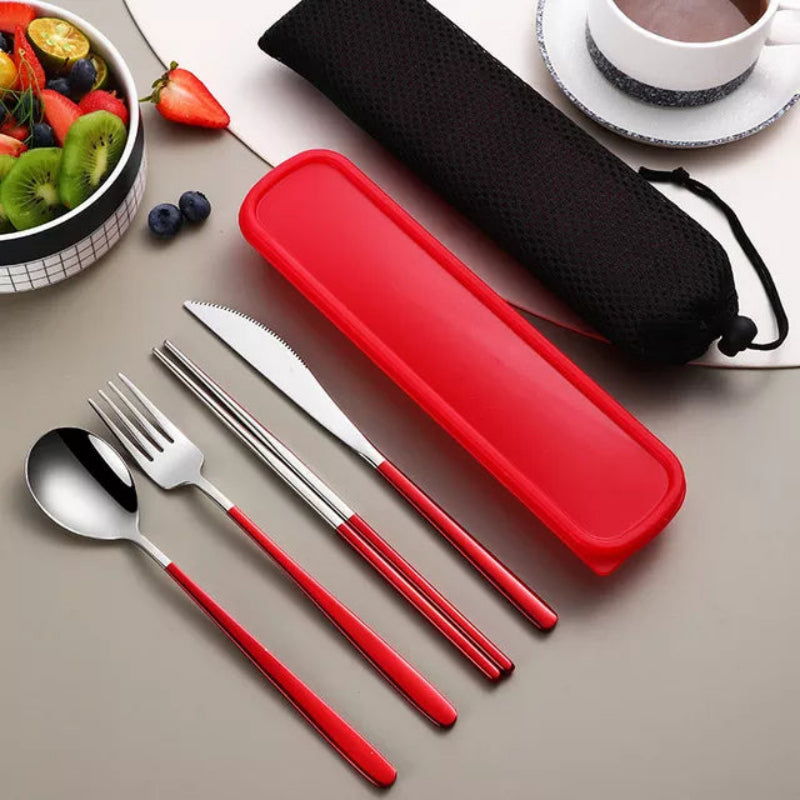 304 Stainless Steel Cutlery Set - Eco-Friendly & Portable Design 11