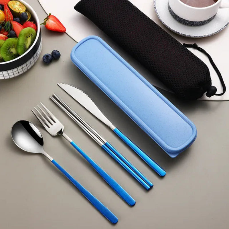 304 Stainless Steel Cutlery Set - Eco-Friendly & Portable Design 3
