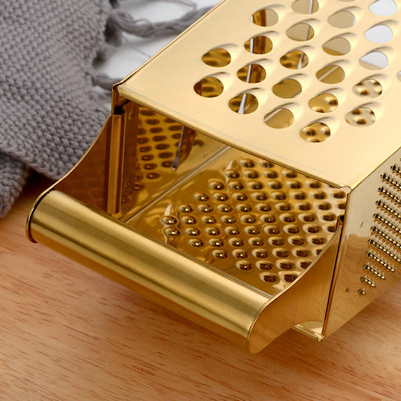 Grater - Durable Stainless Steel with Retro Charm for Versatile Use 2