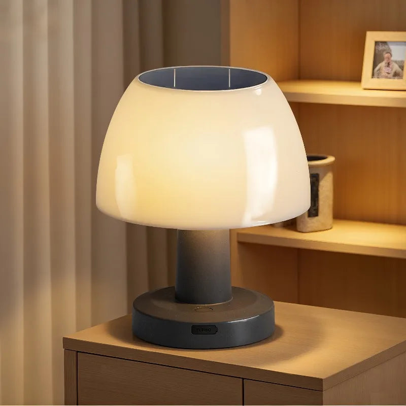 Solar LED Table Lamp - Eco-Friendly, Cordless, Versatile Lighting Solution 1
